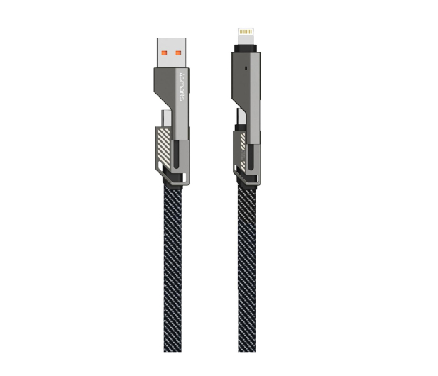 4smarts ComboCord Flat 240W USB/USB-C/Lightning 1.5m + brelok - 1535853 - zdjęcie 3